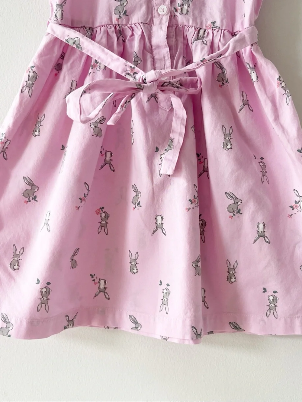 Carter’s Pink Bunny Rabbit Collared Polo Dress | Size 6